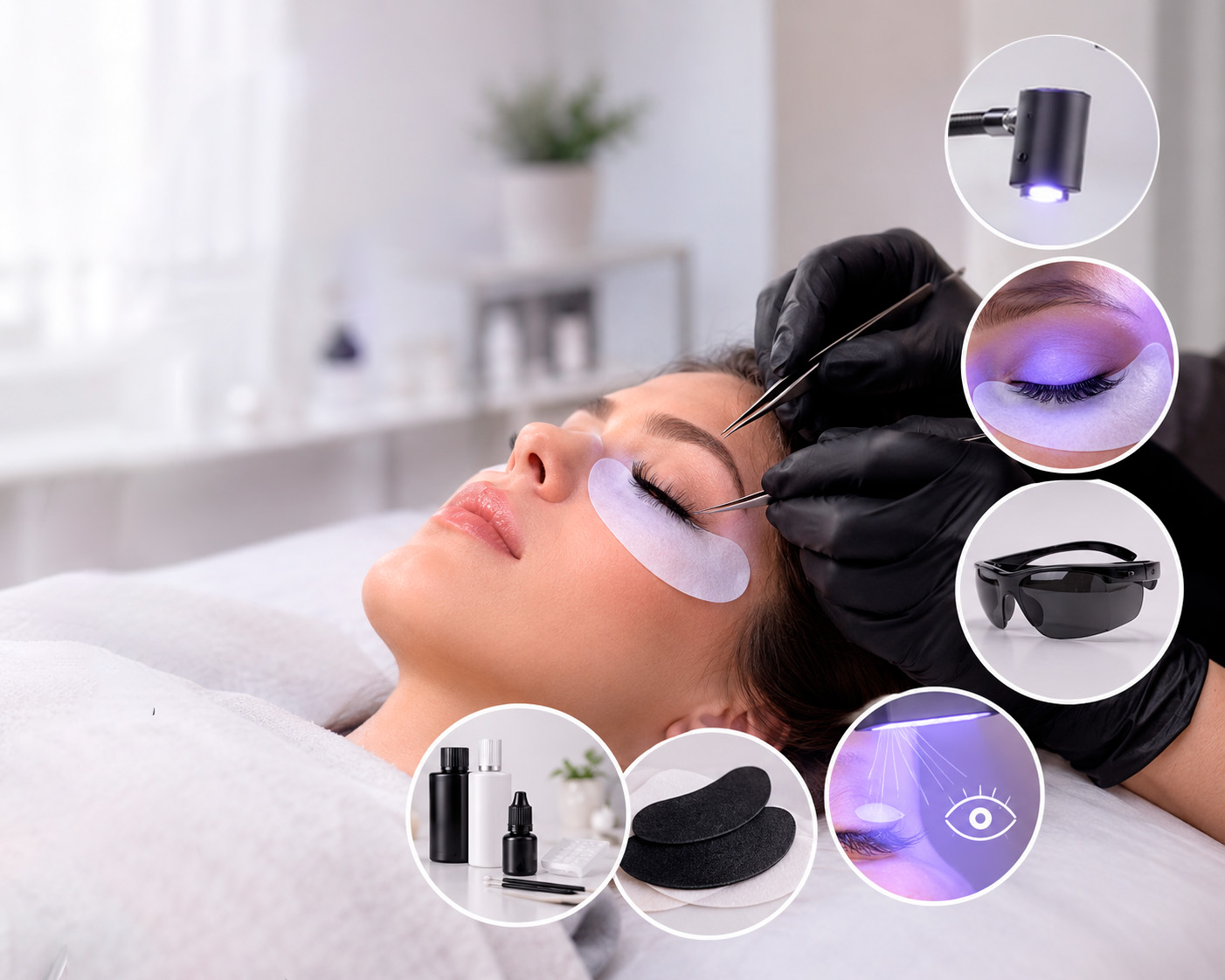 Mythen über UV / LED-Wimpernverlängerung
